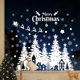 thumbnail image 3 of Decorative bowl window sticker Christmas snowflakes Christmas decoration decoration Xmas, 3 of 4