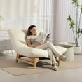 thumbnail image 2 of CQSXDA Corduroy Bean Bag Chair For Adults In Plush Grey Fabric, Ergonomic Single Seat For Living Room And Bedroom, 2 of 10