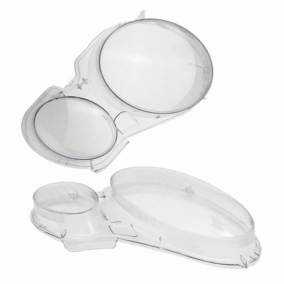 Car Headlight Lens Glass Lampshade Fog Lamp Cover Headlight Cover for W211 E240 E200 E350 E280 E300 06-08,1 pair x Headlight Cover ( Left / Right ),transparent
