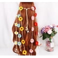 thumbnail image 4 of 3Pcs  Summer Sunflower Hair Accessories  Daisy Headband Floral Crown for 70 s Bohemian Costumes Style for Women, 4 of 5