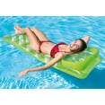 thumbnail image 2 of Intex - 18-Pocket Inflatable Pool Mattress, 74'' x 28'', Green, 2 of 2