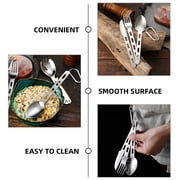 WEKADRIN Camping Eating Utensils 3Sets Stainless Steel for Outdoor Activities