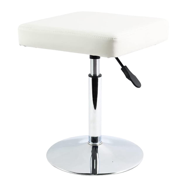 Taburete Ajustable FURWOO Blanco para Salón y Oficina