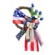 thumbnail image 4 of Corona de flores para el Día de la Independencia en cesta | Decoración patriótica para puerta | Decoración floral roja, blanca y azul para la puerta principal | Uso interior y exterior | No se, 4 of 9