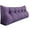 Purple, variant on WOWMAX Sofa Daybed Large Filled Triangular Wedge Cushion Bed Backrest Positioning Support Pillow Reading Pillow Office Lumbar Pad with Removable Cover Gray Twin