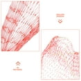 thumbnail image 3 of Soimiss 100Pcs Elastic Red Mesh Produce Bags with Drawstring for Vegetable Fruit Storage and Harvest, 3 of 8
