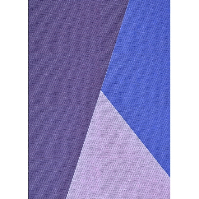 Ahgly Company Machine Washable Indoor Rectangle Transitional Purple Amethyst Purple Area Rugs, 8' x 12'