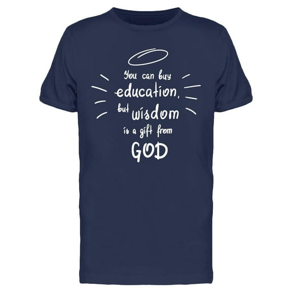 You Can Buy Education T-Shirt Men -Image by Shutterstock, Male 3X-Large