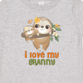 thumbnail image 4 of Inktastic Sloth I Love My Granny Boys or Girls Baby T-Shirt, 4 of 5