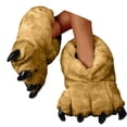 thumbnail image 3 of Fuzzy Bear Feet Slippers Womens & Mens, Funny Indoor House Shoes, Animal Stocking Stuffer, Gift Holiday Christmas Hanukkah, 3 of 5