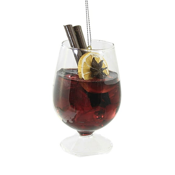 Holiday Ornament Festive Mulled Gin Glass Christmas Go8378