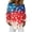 Dark Blue, variant on Womens 250th Anniversary Usa Shirt 4th Of July American Flag Elements Shirts Patriotic V Neck Long Sleeve Butoon Down Shirt Light Blue S