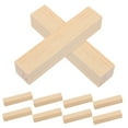 thumbnail image 6 of OUNONA Wooden Craft Lumber for Home DIY Projects Wood Strips Versatile and 10pcs, 6 of 8