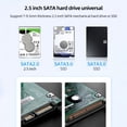 thumbnail image 2 of Caja Ssd Estuche SSD externo de 2,5 pulgadas Estuche HDD móvil de 6 Gbps Smart Sleep (Tipo-C de alta velocidad) Kuymtek Para estrenar, 2 of 4