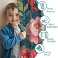 thumbnail image 3 of Blackout Kids Curtains,Pioneer Flower Childrens Insulated Curtains Set Of 2,Bedroom Essentials,Toddler Room Decor 42x54in(106x137cm), 3 of 4