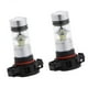 thumbnail image 1 of 2- 2X 6000K 100W Proyector LED de alta potencia Bombils antinieb Lámparas 3 piezas Baoblaze Lámpara de bombillas de luz antiniebla LED para automóvil, 1 of 8