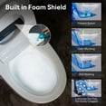 thumbnail image 3 of Smart Toilet with Bidet, Foam Shield, 4-Season Temperature, ADA Height, 1.0 Gallons Auto Flush, Heated Seat, Warm Water & Air Drying, Remote Control, Auto Deodorization, Blackout Flush, Night Light, 3 of 15