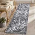 thumbnail image 2 of MeyJey Boho 2'x6' Runner Rug for Hallway, Non Slip Machine Washable Rug Distressed Vintage Floor Carpet for Bedroom Dinning Living Laundry Room, Gray, 2 of 14