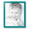 thumbnail image 2 of ArtToFrames 14" x 17" Aqua Picture Frame, 14x17 inch Green Wood Poster Frame (WOM-4428), 2 of 8