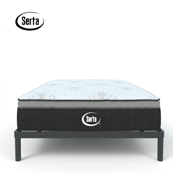 Colchon Matrimonial Serta Kool Memory Foam + Box Matrimonial Premium Metal
