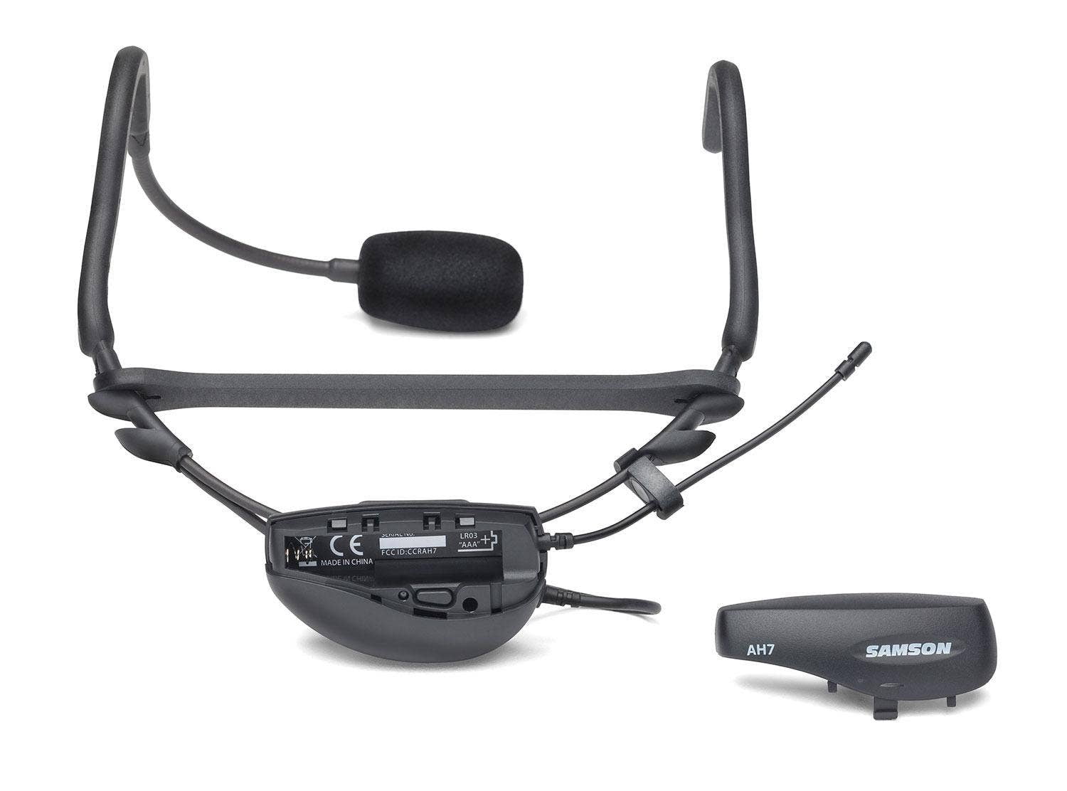 Samson AirLine 77 AH7 Wireless Fitness Headset Microphone System (K6: 480.475 MHz)