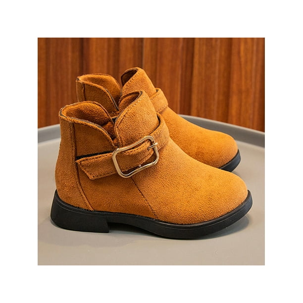 Kids brown ankle boots top