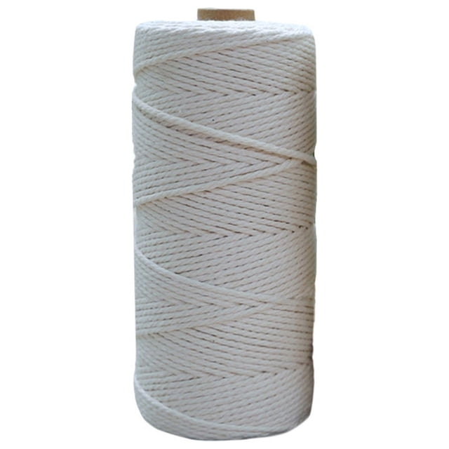 Product DIY Knitting DIY1 - Cord Beige Cord Macrame Rope for Cooking and Crafting Versatile String for Trussing Poultry Sausage Wrapping and Diy Projects
