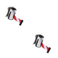 thumbnail image 1 of Inteprter Stanchion Queue Barrier Wall Mount Crowd Retractable Control eter Ribbon Type2 NO2, 1 of 1