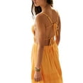 thumbnail image 3 of Gupgi Robe de Plage Dos Nu pour Femmes Sans Manches à Ourlet Volanté Robe Longue d'Été de Plage, 3 of 6