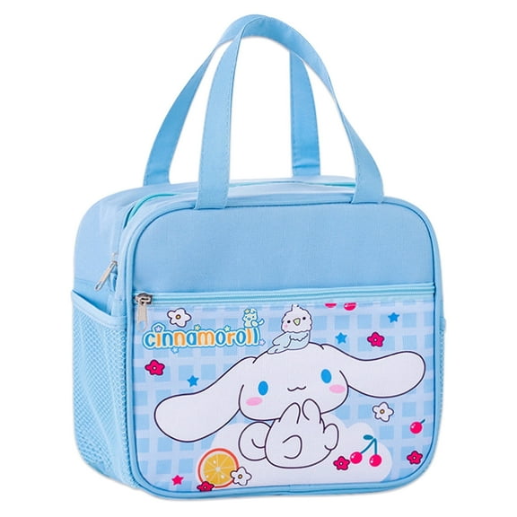 Roffatide Anime Cinnamoroll Insulated Lunch Bag - Ideal for Snacks, Sandwiches, Work, Travel & Picnics, Blue