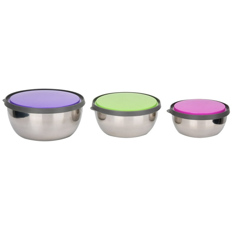 Vacuum Seal Stainless Steel Mixing and Storage Bowls