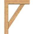 thumbnail image 3 of Ekena Millwork 7 1/2"W x 36"D x 48"H Traditional Block Smooth Bracket w/ Offset Brace, Western Red Cedar, 3 of 25