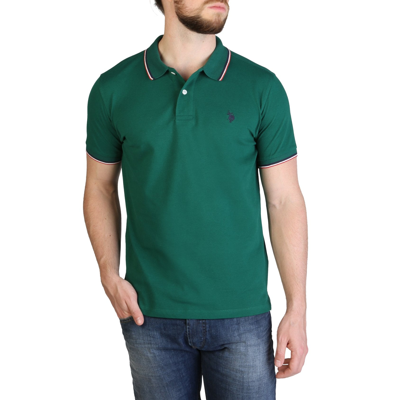 us polo green t shirt