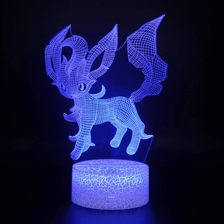

Creative Luminaire 16 Colors LED Night Light 3D Printing Creative Light with Stand & Remote/Touch Control and USB Rechargeable Creative Light Lamps for Birthday Gifts