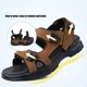 thumbnail image 2 of Asifn Sandalias de Exterior para Hombre Sandalias de Pescador Sandalias de Masaje con amortiguación cómoda Sandalias elásticas Suaves Sandalias de Playa Xishao ropa, 2 of 2