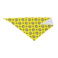 thumbnail image 2 of Honeii White Popcorn print Pet Bandana，a stylish triangle accessory perfect for small to large dogs, puppies, and even cats, 2 of 5