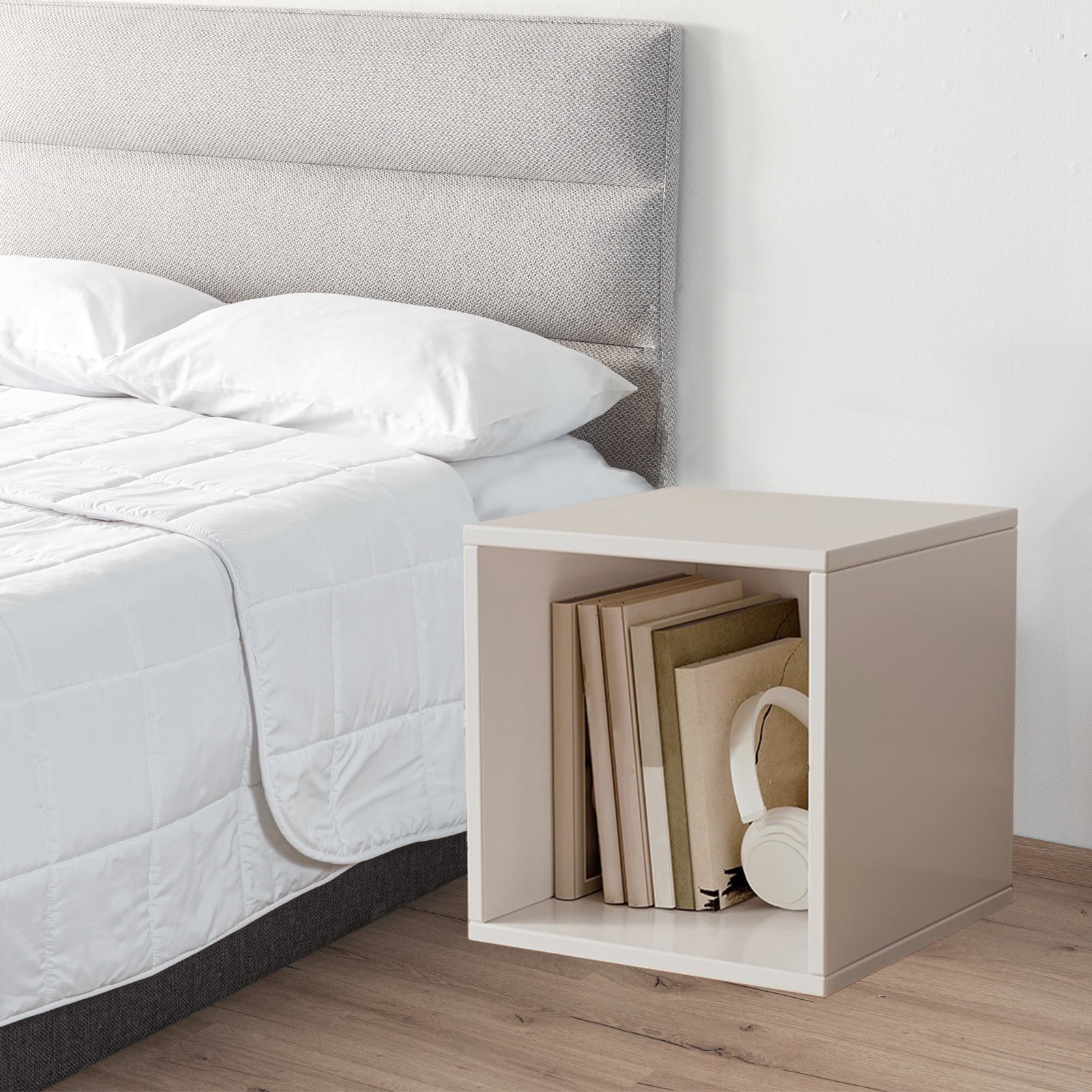 Cube Storage Organizer, Stackable Cubby Shelf for Home Books Clothes Toy, Bookcase Closet Organizer, Stack Open Cube for Bedroom Office