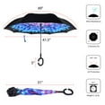 thumbnail image 3 of Floral Inverted Double Layer Umbrella, 3 of 4