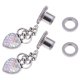 thumbnail image 5 of Pendiente Mujer Perfecl Acero Inoxidable y Resina 14 mm, 5 of 8
