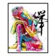 thumbnail image 2 of Bordado completo DIY lienzo estampado 11CT punto de cruz colorido Kit de estatua de Buda Likrtyny Arte deco, 2 of 9