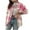 Pink, variant on Aoujea Shacket Jacket for Women Winter Fashion Colorful Plaid Shirt Loose Casual Windproof Plaid Coat on Clearance S-2XL