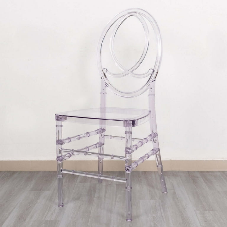 Efavormart Stackable Clear Acrylic Phoenix Chiavari Ghost Chair