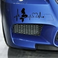 thumbnail image 4 of Walbest 1 PCS Car Sticker, Waterproof Removable Mermaid Heartbeat Lifeline Art Fashion Universal Auto Sticker Decal, 4 of 7