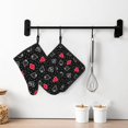 thumbnail image 6 of Sikiie Card Suits Oven Mitts and Pot Holders Set, Kitchen Oven Glove High Heat Resistant with Non-Slip Silicone Surface for Cooking, 6 of 7