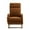 Brown, variant on IVV Rocking Chair with Foot Rest, Modern Teddy Fabric Rocking Chairs with High Backrest, Side Storage Pockets and Solid Wood Base, for Living Room, Bedroom, Beige
