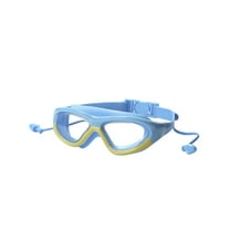 Swim Goggles Gear Diving Mask Anti-Fog and Anti-Leak Swimming Goggles Snorkeling Glasses Waterproof Durable Tempered Glass Mask for Young 4 - 18 Age
