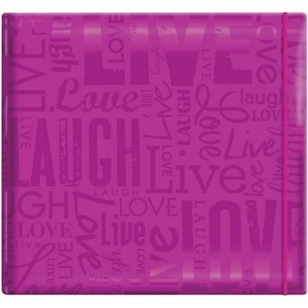Gloss Post Lié Scrapbook 12&apos;&apos;x12&apos;&apos;-live&44; amour & Rire - Violet Vif
