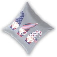 thumbnail image 2 of GZHJMY 4th of July Throw Pillow Covers Gnome Holding Flag Independence Day Pillowcase Sofa Party Decor Back Cushion Case 2 Pack Birthday USA American Housewarming Gift 18" × 18", 2 of 5