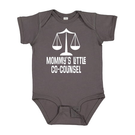 

Inktastic Lawyer Mommy Little Co Counsel Gift Baby Boy or Baby Girl Bodysuit