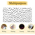 thumbnail image 3 of Polka Dots Desk Mat,Large Gaming Mouse Pad,Non-Slip Rubber Base Mousepad with Stitched Edges,Waterproof Mouse Mat Desk Pad for Work, Game, Office (31.5x15.7 in), 3 of 6